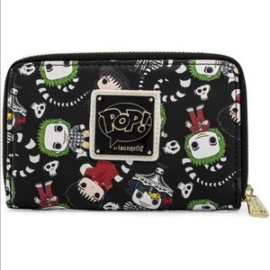 NWT Loungefly x Pop Beetlejuice Wallet Goth Horror Halloween